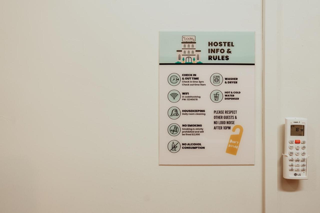 Code Hostel At Lavender Singapour Extérieur photo